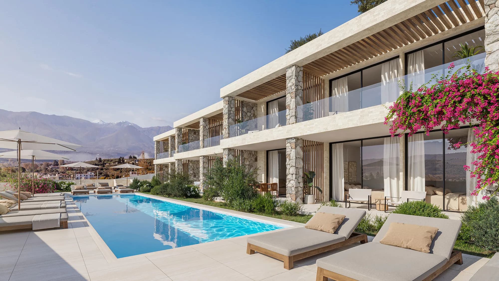196 Kalyves, Sandstone and Travertine finishes