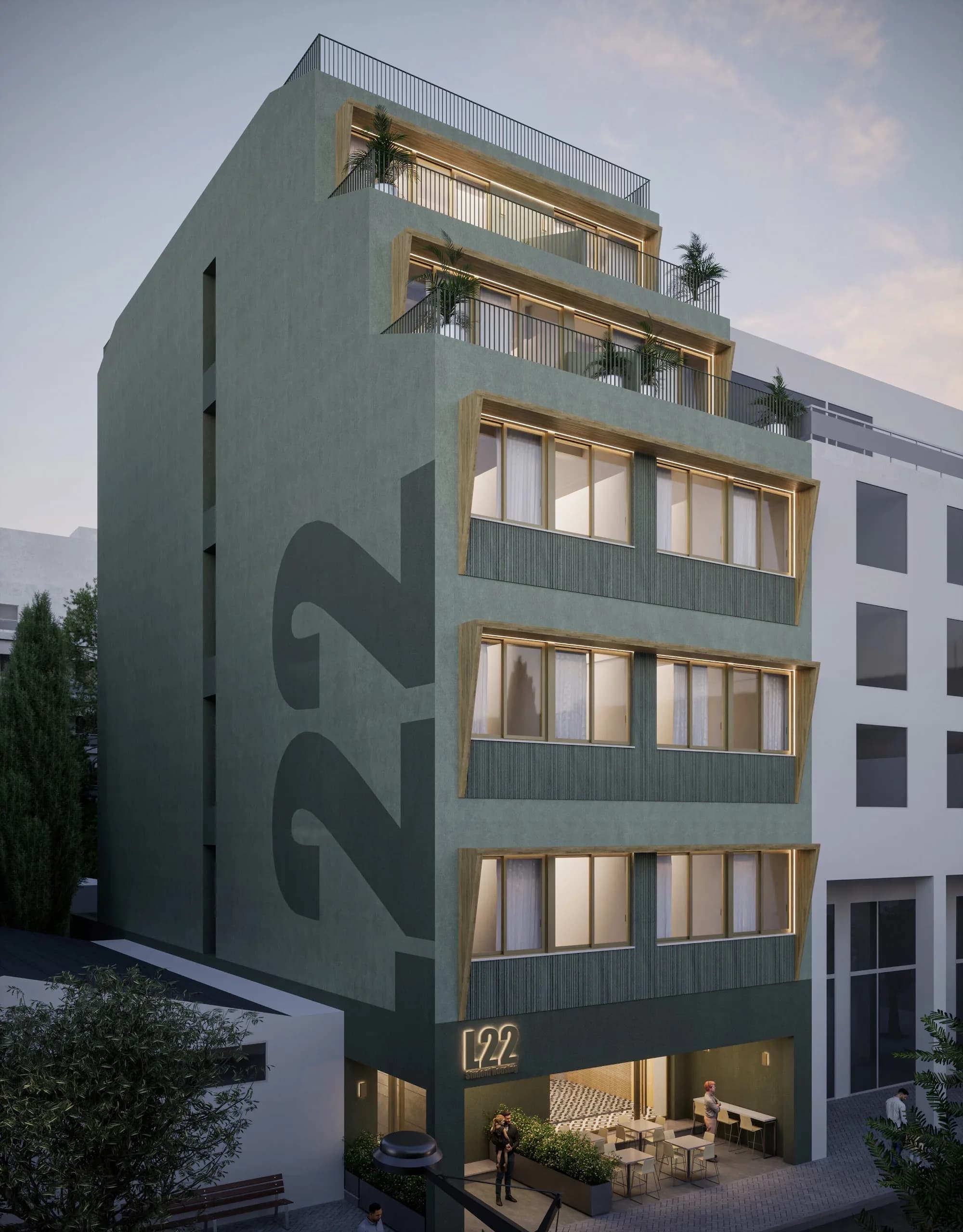 L22 Student Housing, External Renders, L22 External render (12)