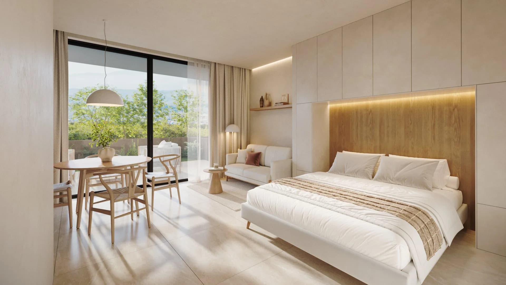 The River, Studio apartment